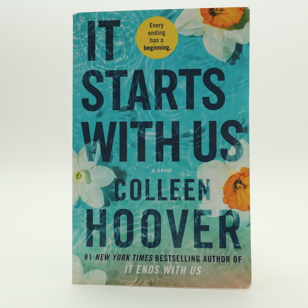 It Starts With Us Novel by Colleen Hoover Paperback New York Times Bestseller